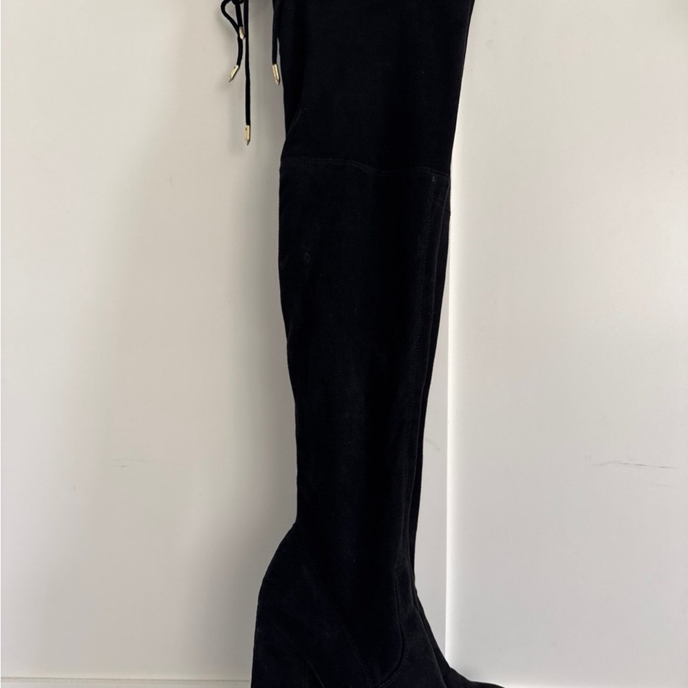 Black Over-the-Knee Women's Boots - Brand Unspecified